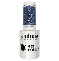 [0URCMD001                                                                                                                                       ] ANDREIA GEL POLISH MD1 - 10.5ML - MIDNIGHT - REFLECTIVE EFFECT