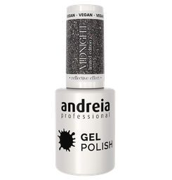 [0URCMD005                                                                                                                                       ] ANDREIA GEL POLISH MD5 - 10.5ML - MIDNIGHT - REFLECTIVE EFFECT