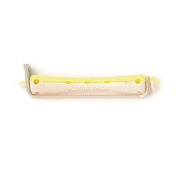 [11040N4500429] BIGUDIS PLÁSTICO AMARILLO/ROSA CORTO 6cm7mm 12u 4454000 SIN